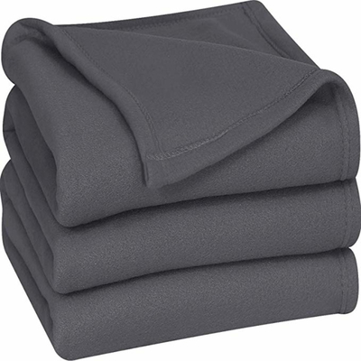 Anti-pilling 100% Polyester Thick 350gsm Fleece Blankets Luxury High Quality Army Throw Fur Military Faux Microfiber Fleece Blanket