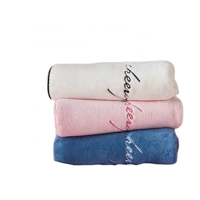 Cheap Coral Fleece Bath Towel Set Hypoallergenic Towels Bath Towel