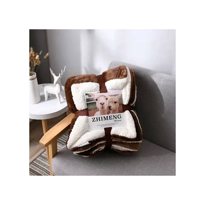 Comfortable, Skin-Friendly Thick Breathable Personalized Flannel Sherpa Fleece Blanket