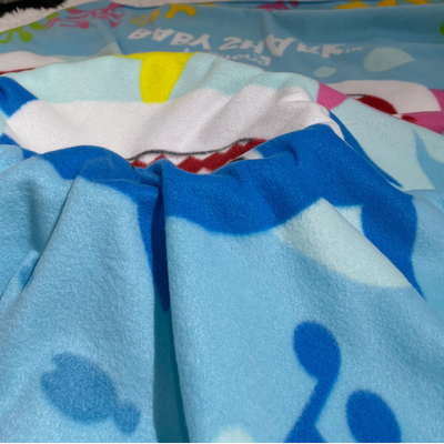 Eco-friendly Hot Selling Custom Color Flannel Throw Blanket