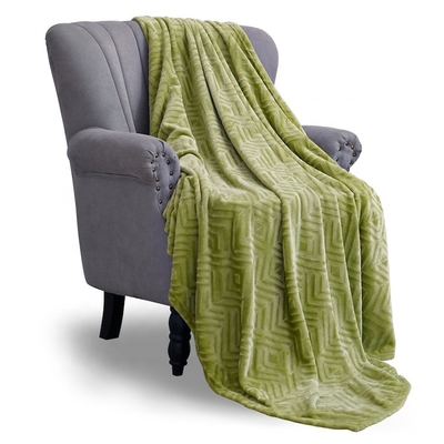 Simple Brushed Flannel Friends TV Show Throw Solid Color Baby Kids Cozy Minky Blankets