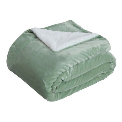 PORTABLE Super Soft Luxury Fleece Blanket Throw, Outdoor Blanket Nordic Puffy Blanket, Lambswool Flannel Blankets Baby Wrap