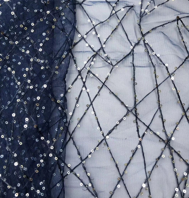 Sequins Mesh Sequins Mesh Fabric for Lace Dress Fabric for Evening Stage Costumes Dress