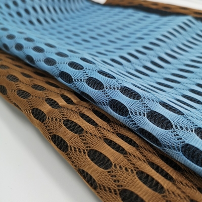 Anti-static 4D sandwich air mesh fabric mesh 3d spacer mesh fabric 100% polyester for mattress cover pillow home textile 220cm sand 180gsm