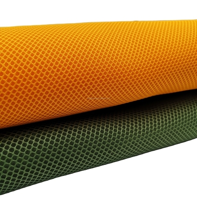 Polyester Anti-static Sports Mesh Cloth Air Mesh Spacer Stereo Hexagon Cloth For Masks Office Chair Car Seat Shoes