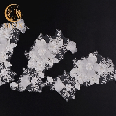 Viable Hot Selling Wholesale Women Dress Wedding Polyester Mesh Fabric Lace For Sale