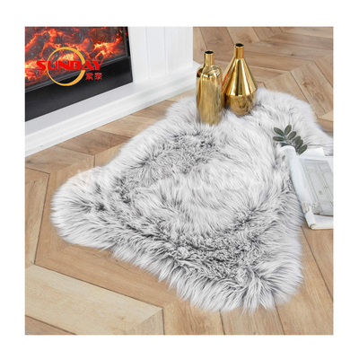 Stain Resistant Formed With Trick Faded Faux Fur Blanket For Home Decor